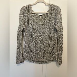 Free people wool alpaca sweater knit long sleeve